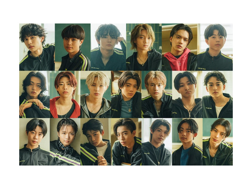 「THE LAST PIECE」4次審査進出者20人／（上段左から）YUTA、YU、TAIKI、TAICHI、SHO、RYOTO（中段左から）RUI、REN、RAIKI、KEITO、KEI、KANTA、KANON（下段左から）KAIRI、ISANA、HAL、GOICHI、COTA、AOI、ADAM／画像提供：BMSG