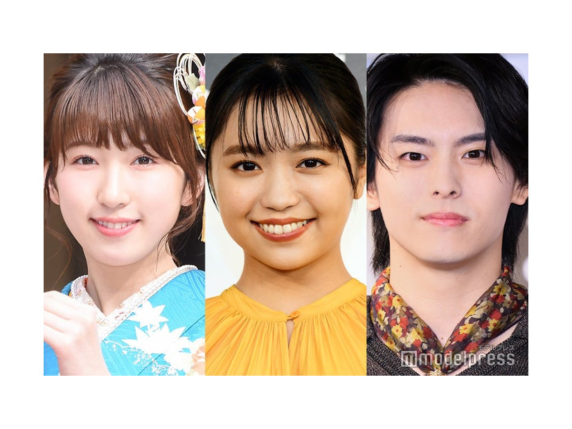 日比美思、大原優乃、高野洸（C）モデルプレス
