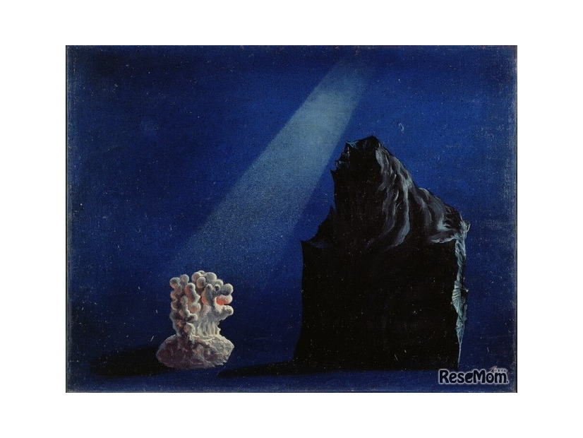 北脇昇「眠られぬ夜のために」（習作）1937年 油彩、カンヴァス 40.9×53.0cm 横浜美術館蔵