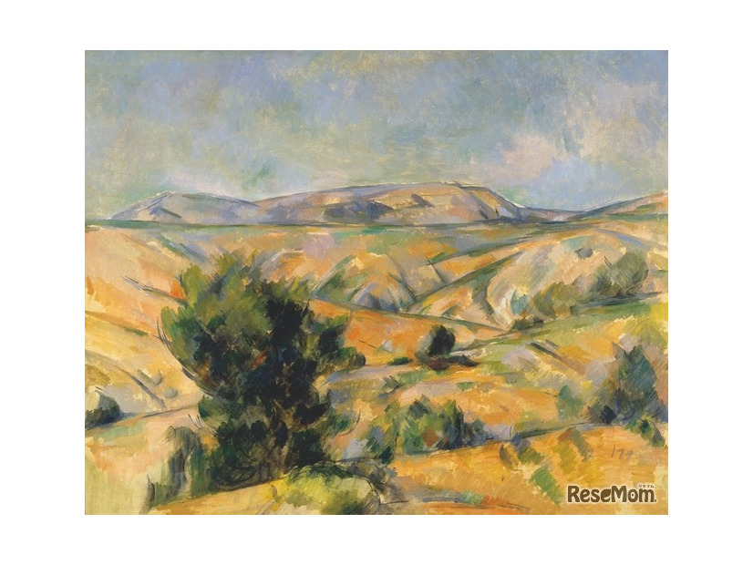 ポール・セザンヌ「ガルダンヌから見たサント゠ヴィクトワール山」1892–95年 油彩、カンヴァス 73.0×92.0cm 横浜美術館蔵