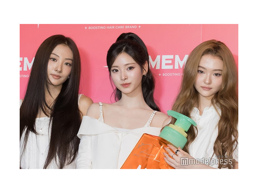 「新ヘアケアブランドCM発表会」に出席したガウォン、アンナ、エラ（C）モデルプレス
