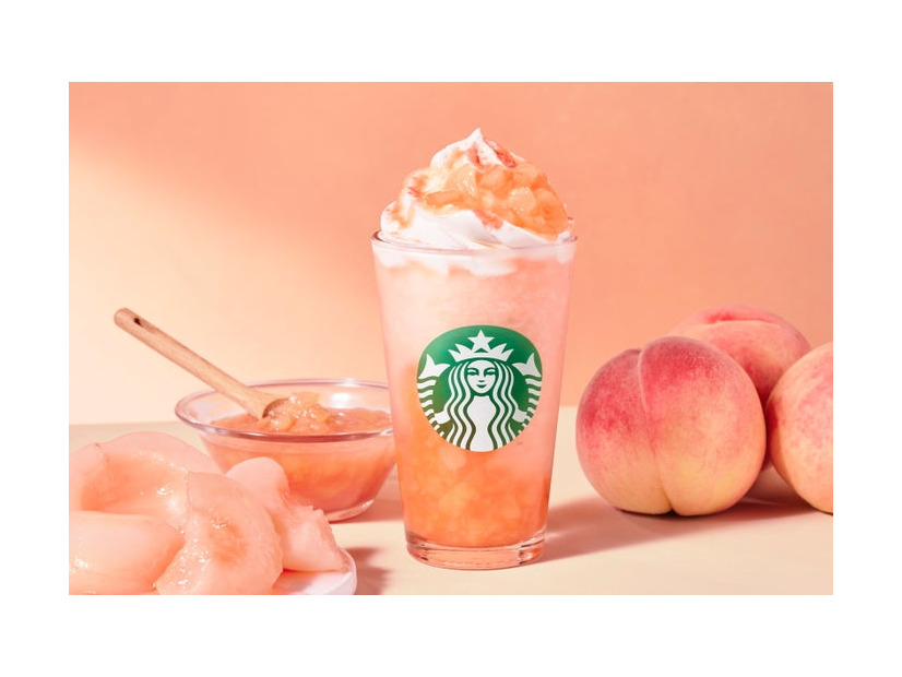 More ヘブンリー ピーチ フラペチーノ／提供画像