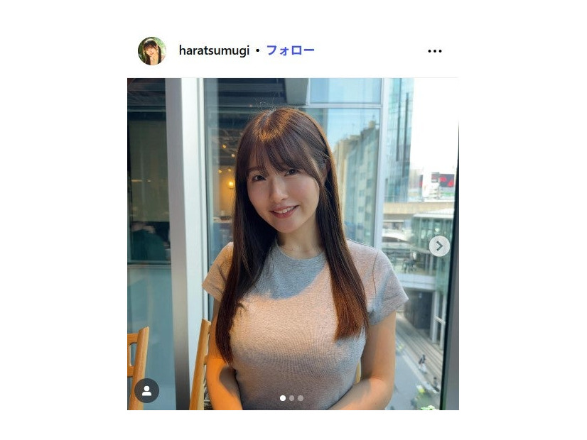 原つむぎInstagramより