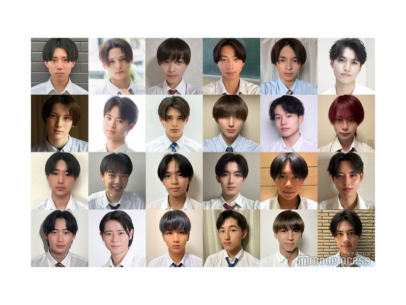 「男子高生ミスターコン2025」候補者の一部（提供写真）