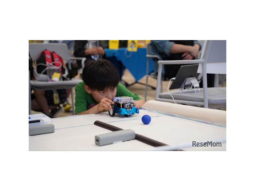 ロボット射的でプログラミングチャレンジ！