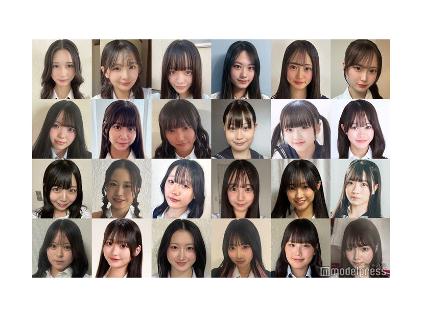 「女子高生ミスコン2025」6エリアの中間速報上位4名たち