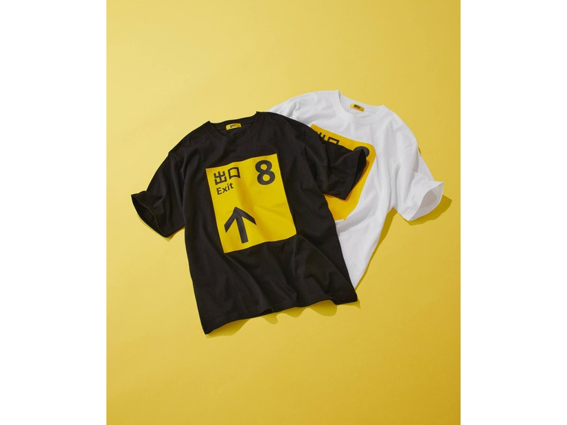 コラボTシャツ ￥3,490（税込）／『8番出口』 × and ST アパレルコラボ