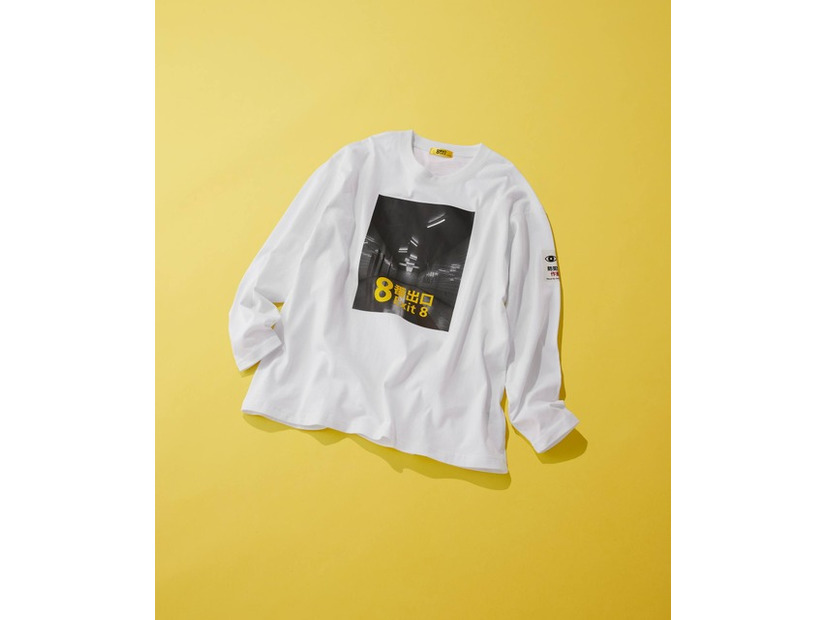 コラボロンT ￥3,990（税込）／『8番出口』 × and ST アパレルコラボ