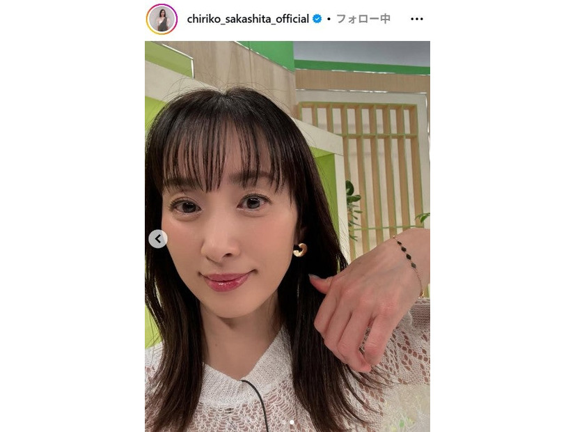 坂下千里子公式Instagramより