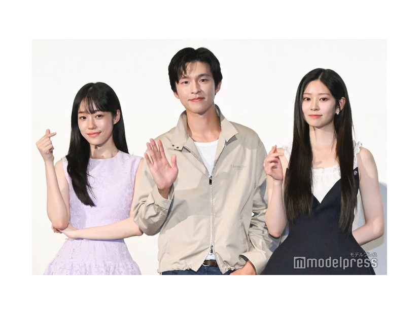 映画「君の声を聴かせて」ジャパンプレミアに出席したノ・ユンソ、ホン・ギョン、キム・ミンジュ（C）モデルプレス