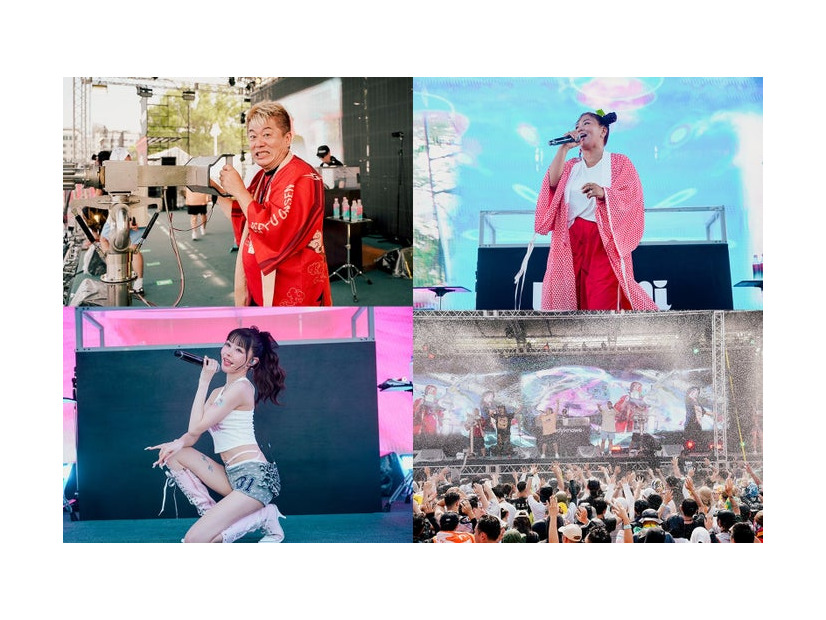 MINMI、nobodyknows+、戦慄かなのら豪華ゲスト集結　ホリエモン主催音楽フェス「BOB2025」ずぶ濡れ演出に観客熱狂／提供写真