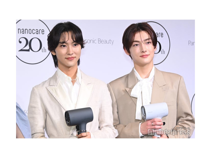 「Panasonic nanocare 20th ANNIVERSARY EVENT」に出席した本多大夢、浜川路己（C）モデルプレス