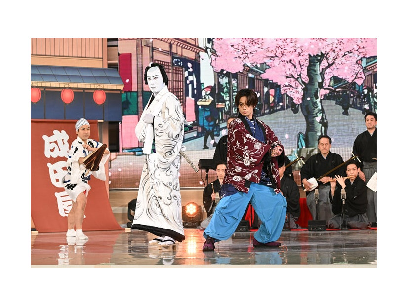 市川團十郎、松田元太（C）日本テレビ