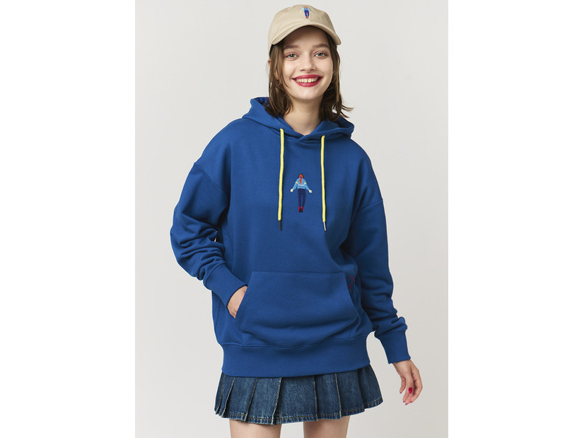 裏毛ビッグシルエットパーカー ¥7,900