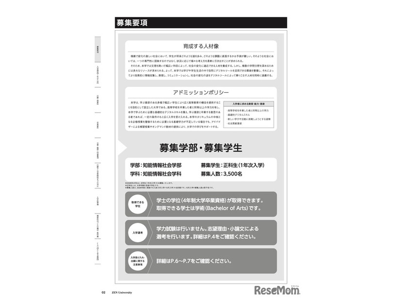 募集要項