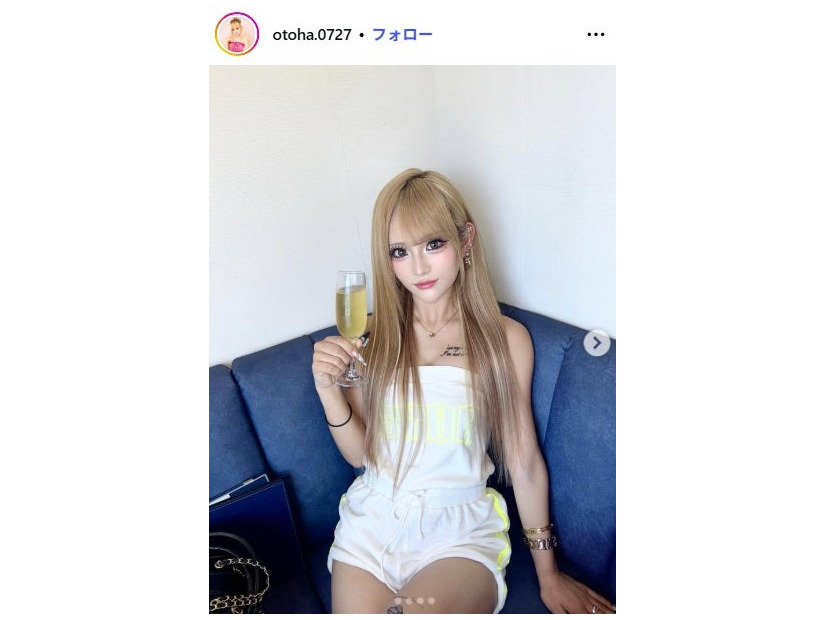 倉八音羽 Instagramより