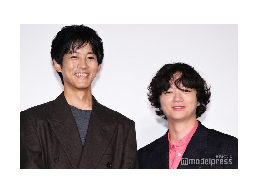 「ひゃくえむ。」公開初日舞台挨拶に出席した松坂桃李、染谷将太（C）モデルプレス