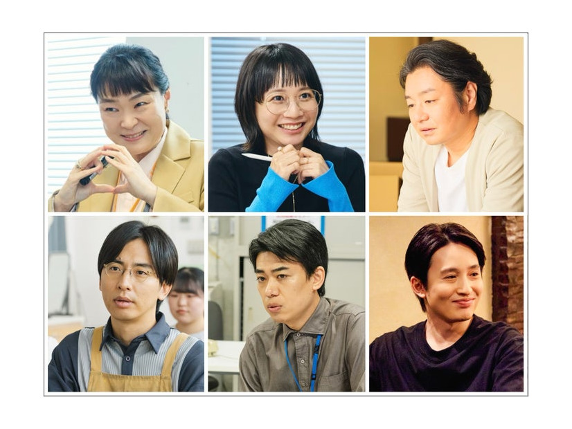 （上段左から）久保田磨希、三戸なつめ、水橋研二（下段左から）永見大吾、浜田順平、浜中文一（C）ABCテレビ