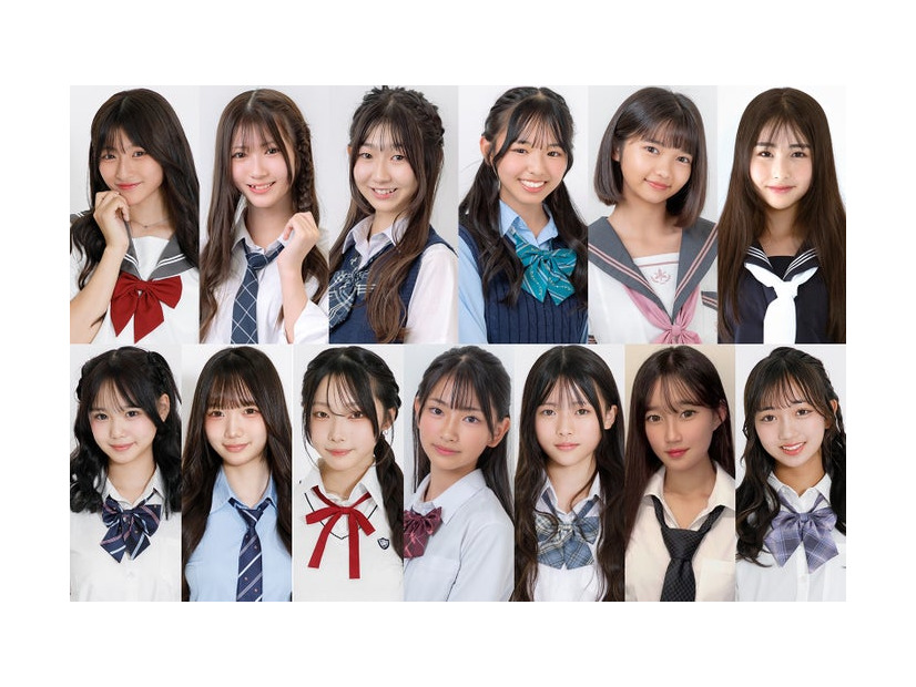 「JCミスコン2025」ファイナリスト／（上段左から）のあ、あいさ、こぶえ、みこと、えま、そら（下段左から）さら、しおん、るう、ほの、あいら、りの、みゆあ（提供写真）