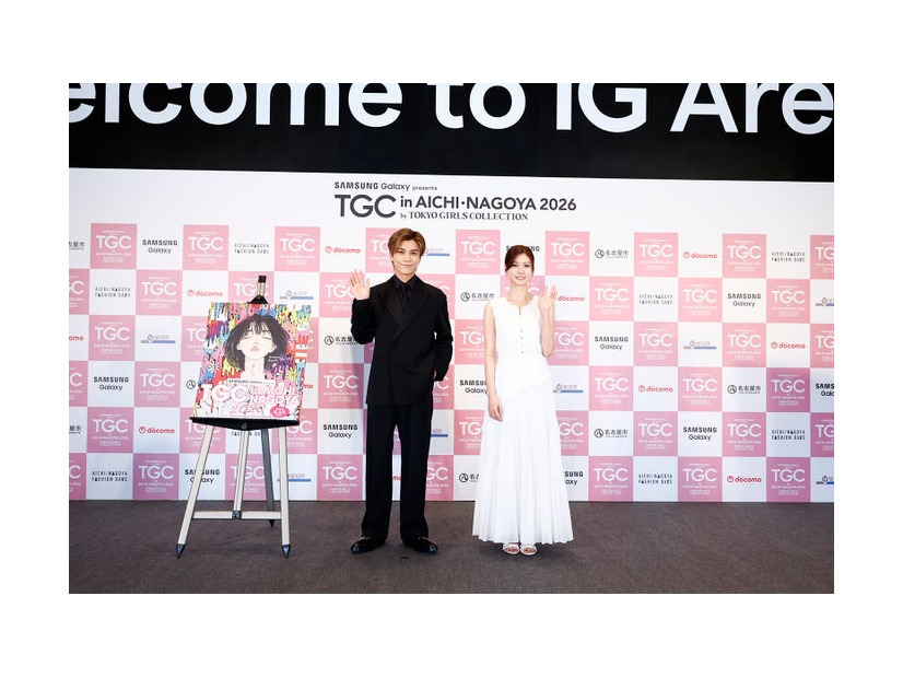 岩田剛典、生見愛瑠（C）Samsung Galaxy presents TGC in あいち・なごや 2026 記者発表会