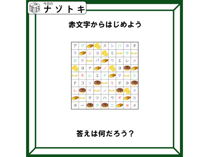 クイズです！「赤文字からはじめよう」この意味が分かりますか？【難易度LV４.・辛口】
