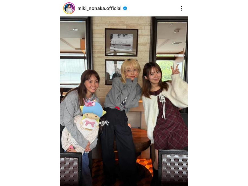 モー娘。野中美希、先輩OGの高橋愛＆藤本美貴らとお出かけ！「すごいメンバー」「素敵な交流」と反響