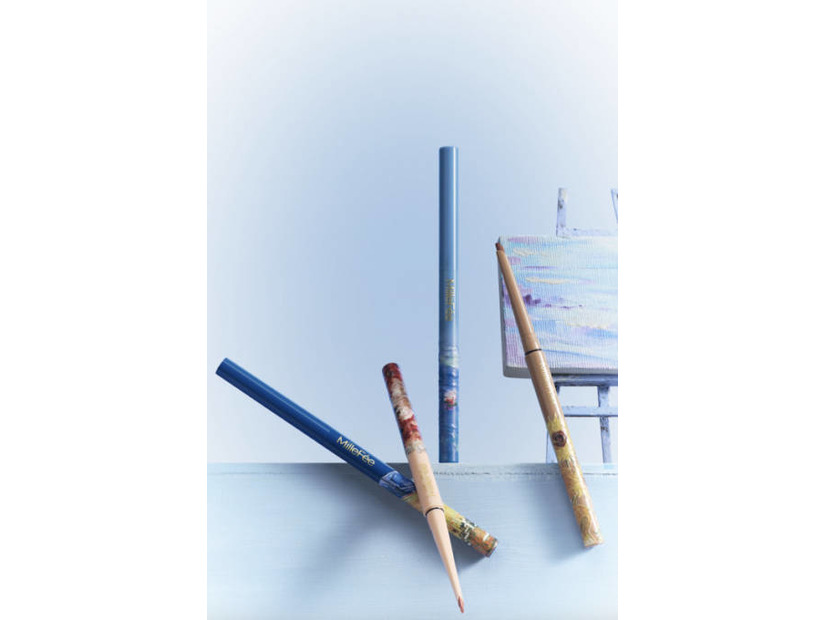 ミルフィー、「花束」着想の粘膜ピンクなど世界の名画が「絵画ジェルアイライナー」になって新登場