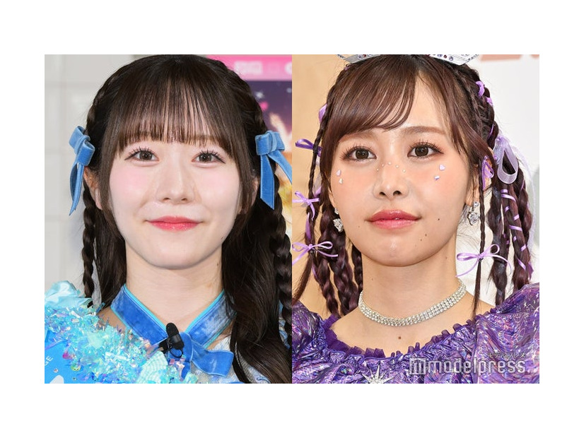 真中まな、仲川瑠夏（C）モデルプレス