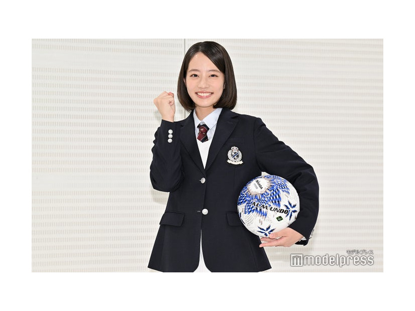 「第104回大会 高校サッカー応援マネージャー就任発表」に出席した池端杏慈（C）モデルプレス