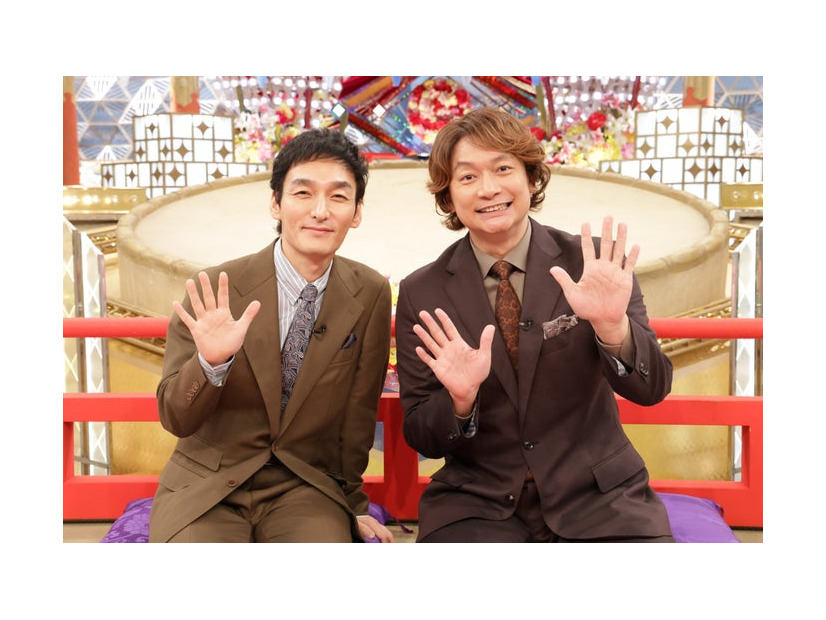 草なぎ剛、香取慎吾（C）フジテレビ