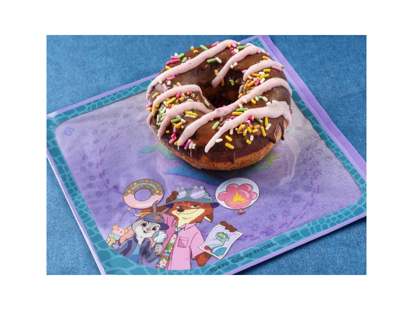 『ズートピア』に登場するドーナツをイメージしたチョコドーナツ ©Disney