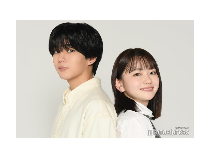 モデルプレスのインタビューに応じた長尾謙杜＆山田杏奈（C）モデルプレス