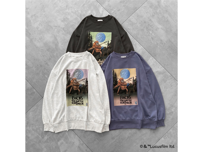 STARWARS/スウェット　カラー：キナリ/サックス/チャコール　￥5,390