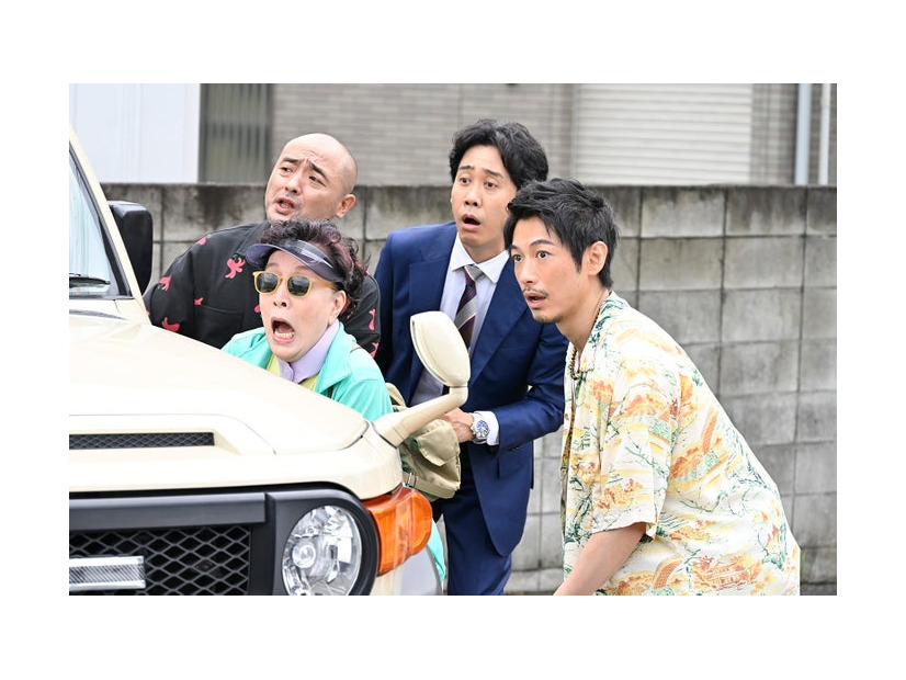 宇野祥平、高畑淳子、大泉洋、ディーン・フジオカ「ちょっとだけエスパー」第2話（C）テレビ朝日