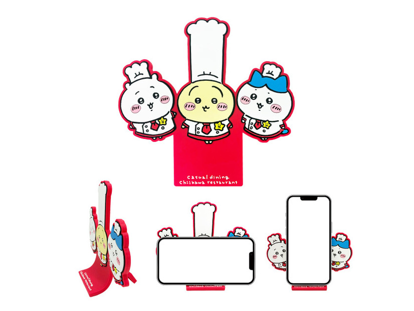 ラバースマホスタンド 2,530円（税込）「ちいかわレストラン」新たなフェア“討伐フェア”