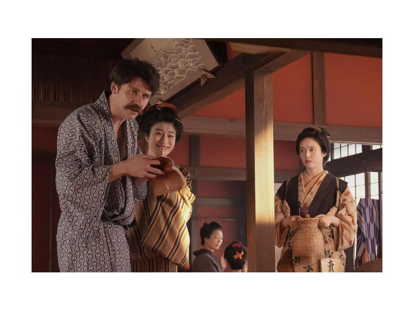 トミー・バストウ、さとうほなみ、高石あかり「ばけばけ」第24話（C）NHK