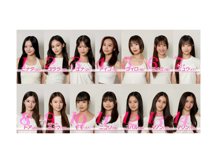 「ガルバト -GIRLS BATTLE AUDITION-」5次審査進出者（C）日本テレビ