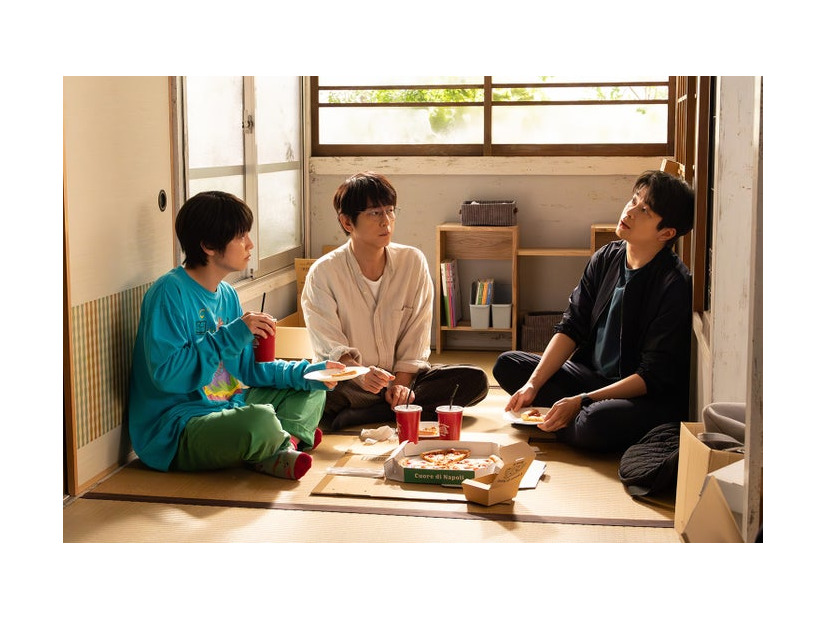 手越祐也、及川光博、井之脇海「ぼくたちん家」第5話（C）日本テレビ