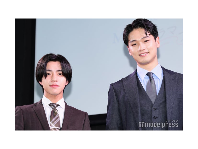 「ifの世界で恋がはじまる」完成披露トークイベントに出席した醍醐虎汰朗、中川大輔（C）モデルプレス