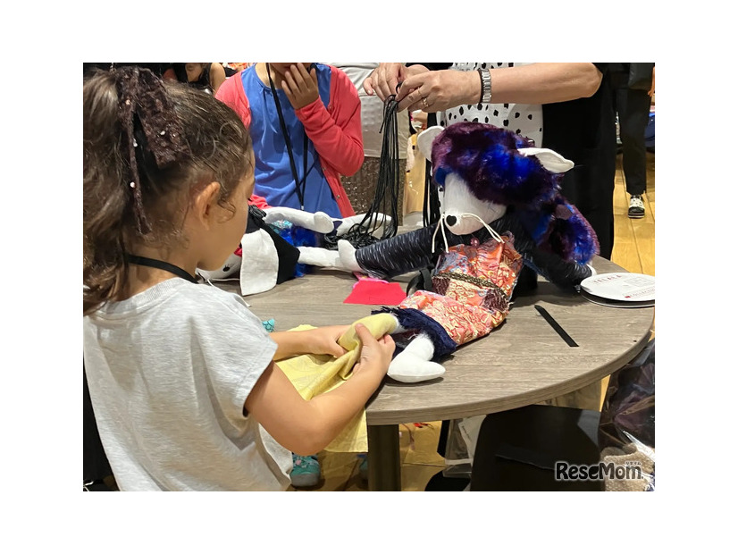 「こどもファッションプロジェクト」のようす