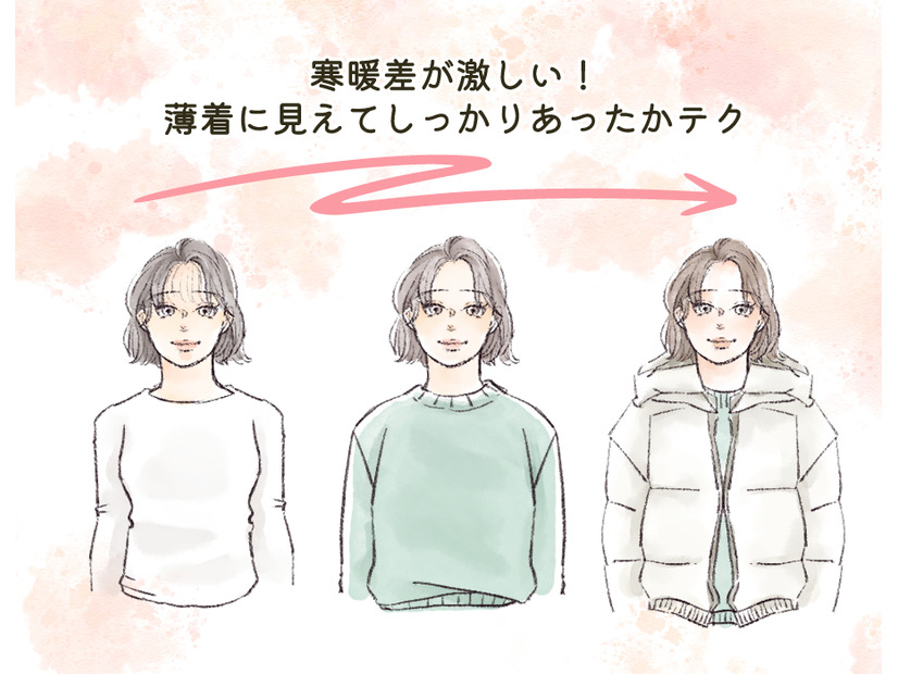 着ぶくれも荷物が増える悩みも解決！薄着だけど暖かい、今どき防寒テクニック〈寒さを防ぐアイテム選び〉【前編】