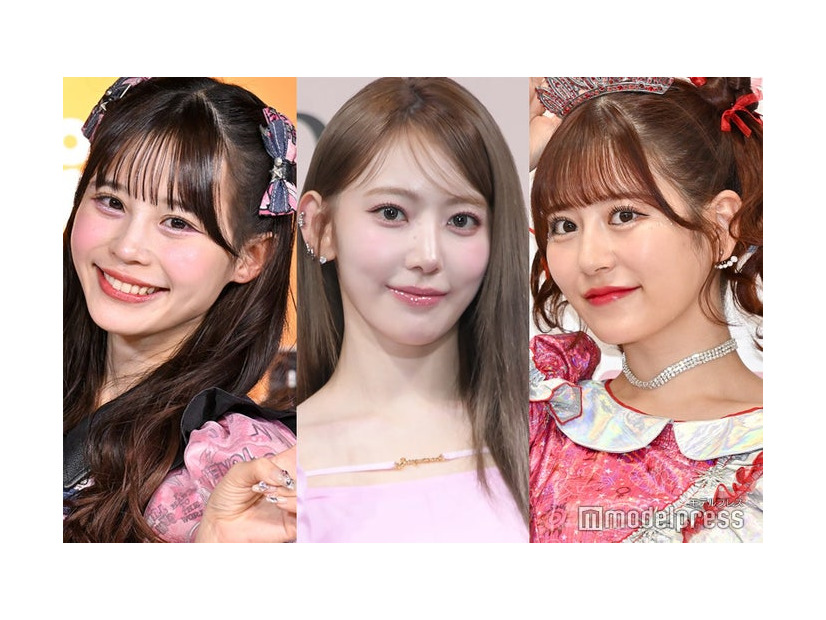村川緋杏（CANDY TUNE）、SAKURA（LE SSERAFIM）、月足天音（FRUITS ZIPPER）（C）モデルプレス