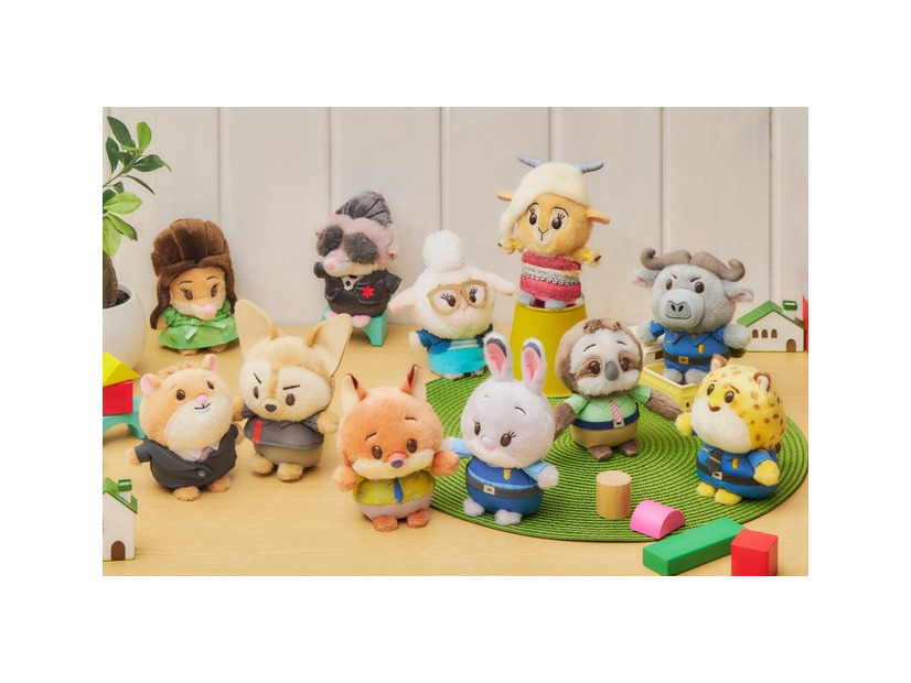 「うるぽちゃちゃん」ぬいぐるみ　各1,600円