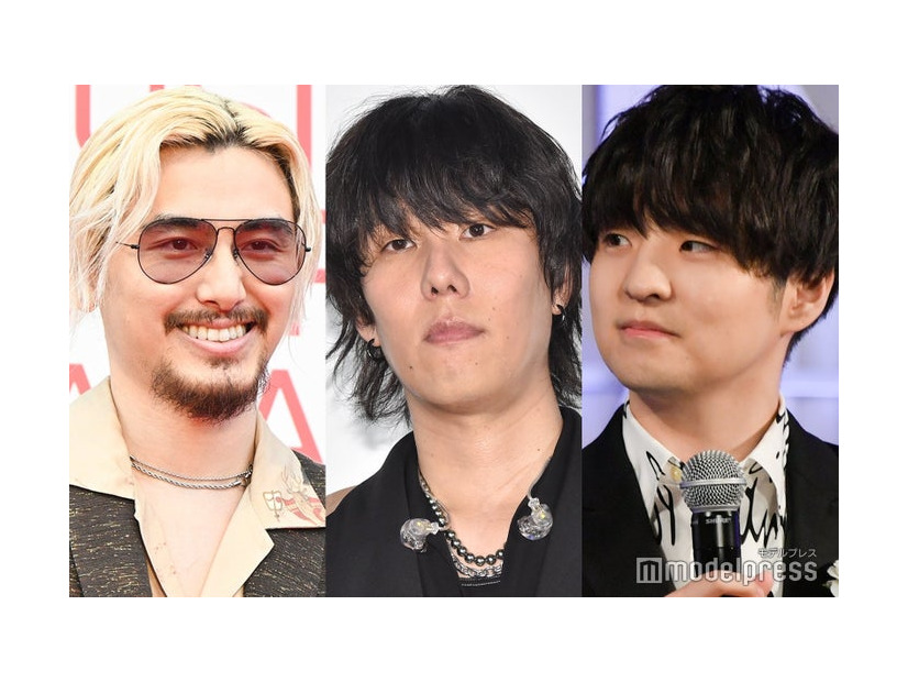 藤井 風、野田洋次郎、藤原聡（C）モデルプレス