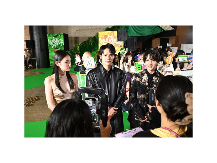 グリーンカーペット『WIND BREAKER／ウィンドブレイカー』完成披露　©にいさとる／講談社 ©2025「WIND BREAKER」製作委員会