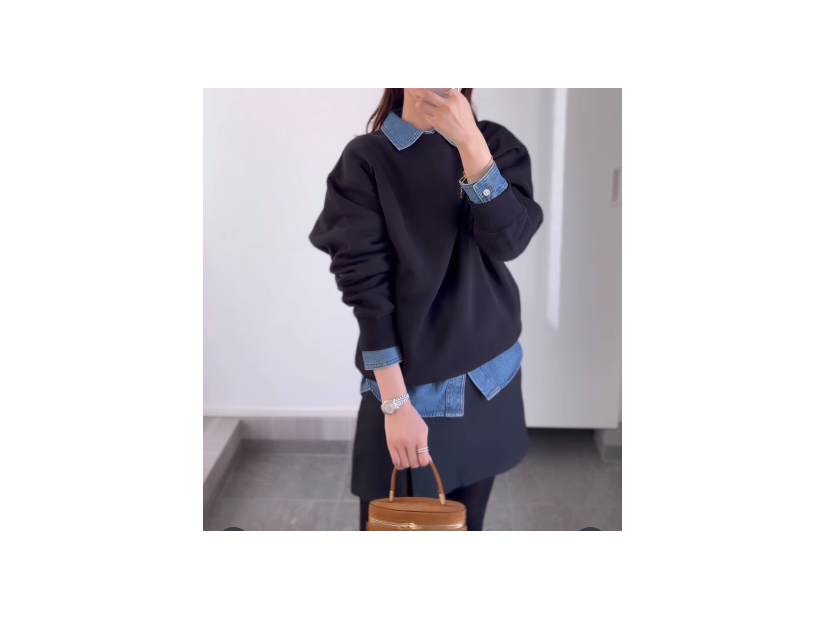 【GU】メンズ定番品をゆるく着こなす。シンプルきれいな大人カジュアル【40代の毎日コーデ】