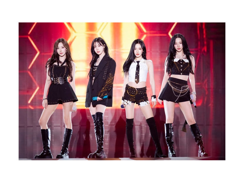 aespa「2025 aespa LIVE TOUR – SYNK : aeXIS LINE – in JAPAN」撮影：田中聖太郎