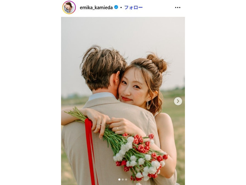 上枝恵美加Instagramより