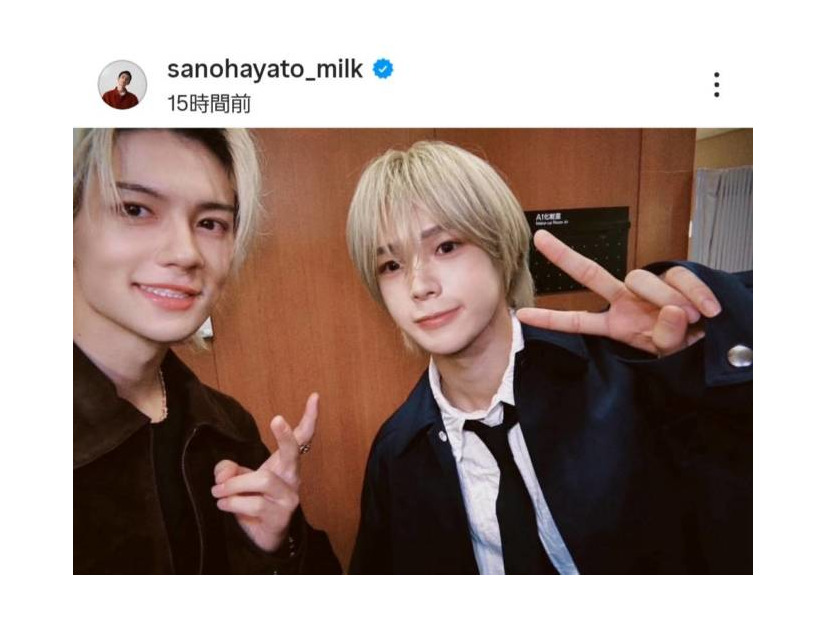 佐野勇斗、＆TEAM・Kとの2SHOTにファン歓喜「さすがに眼福すぎて滅」「目が喜んでます」