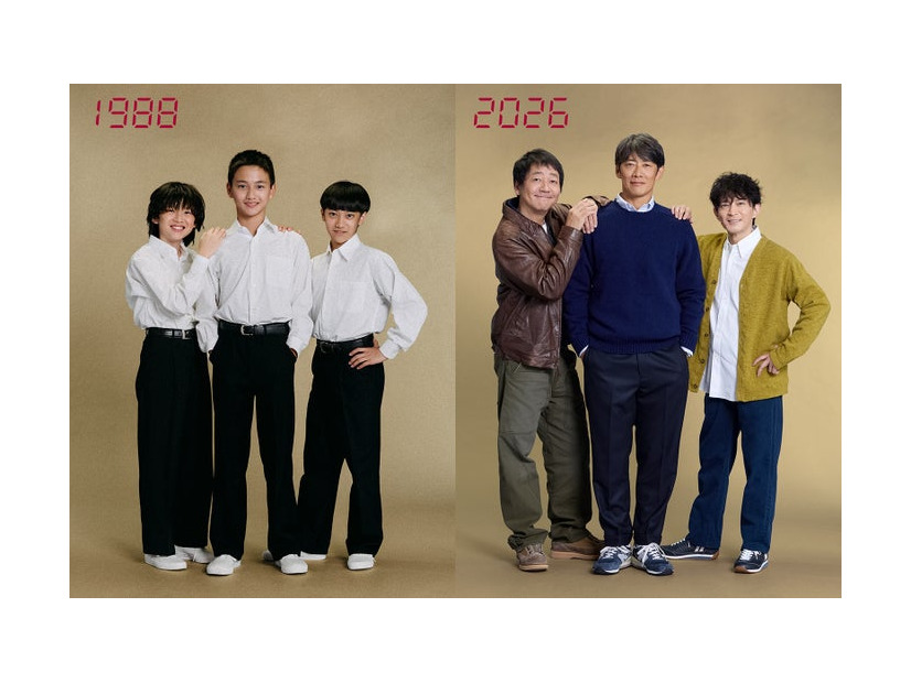 青木奏、大角英夫、内田煌音、大森南朋、反町隆史、津田健次郎（C）フジテレビ